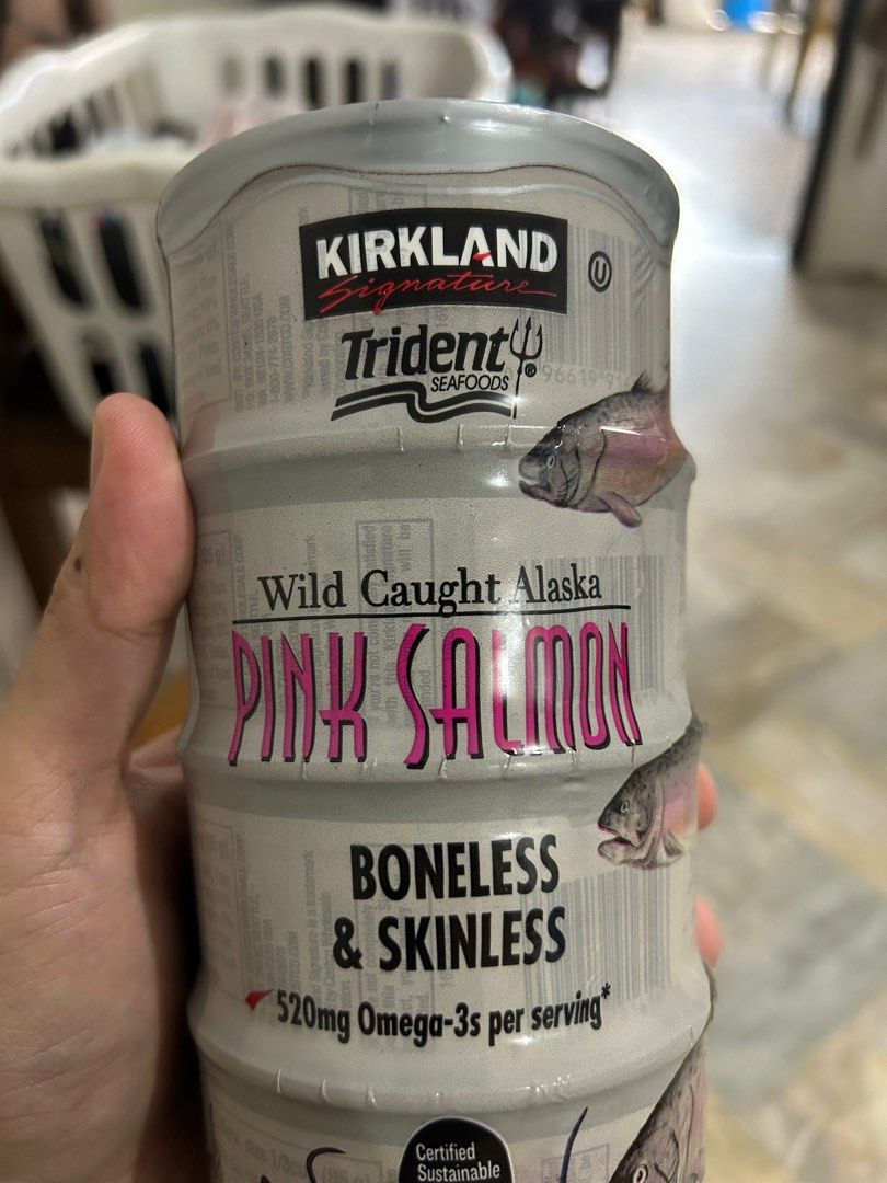KIRKLAND SIGNATURE WILD ALASKAN PINK SALMON 142g DLC: Juillet26