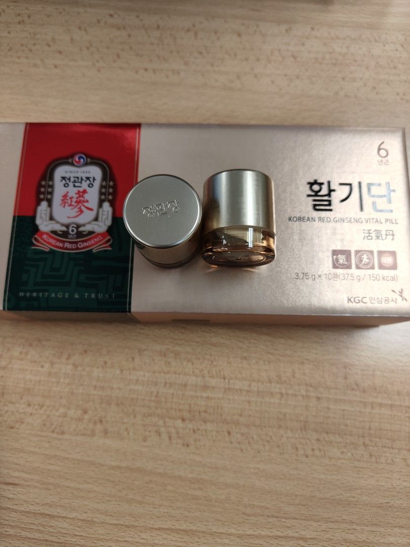 Korean red ginseng vital pill, Health & Nutrition, Health Supplements