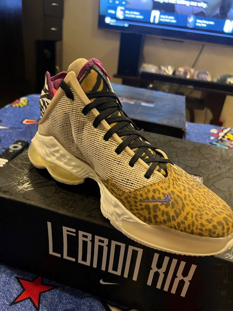 Nike Lebron 19 “Leopard”, Men's Fashion, Footwear, Sneakers on Carousell
