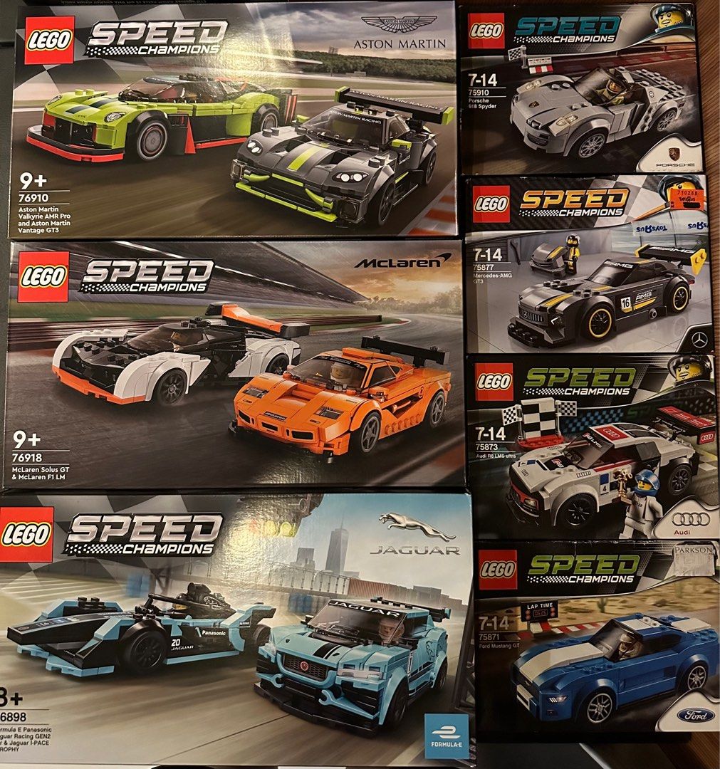 Lego Speed Champions 76910, 76918, 76898, 75871, 75873, 75877, 75910