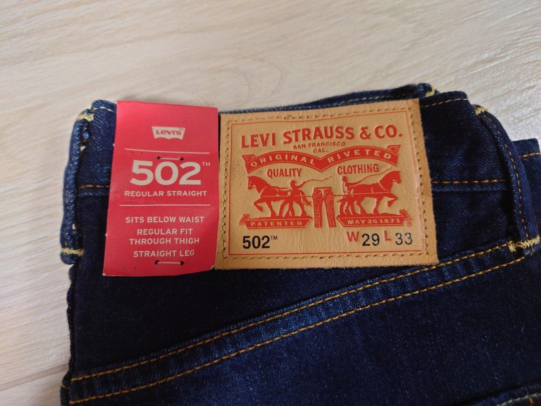 Levi's 502 jeans 牛仔褲W29 L33 日本版, 男裝, 褲＆半截裙, 牛仔褲