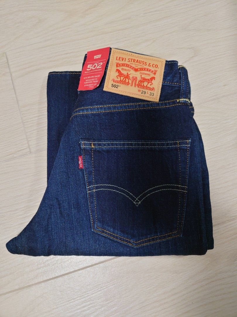 Levi's 502 jeans 牛仔褲W29 L33 日本版, 男裝, 褲＆半截裙, 牛仔褲