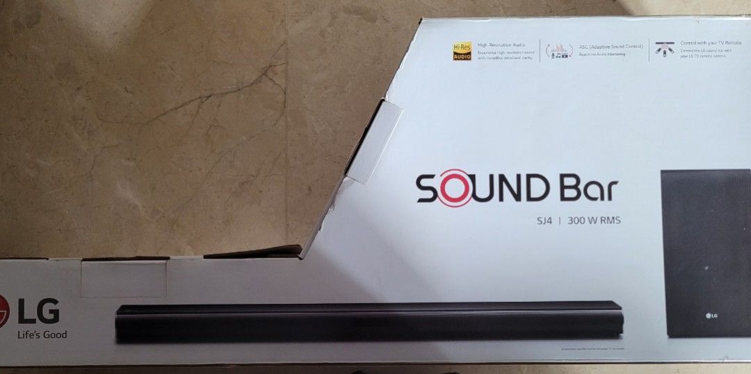 LG Sound Bar Set SJ4 300 W RMS Soundbar