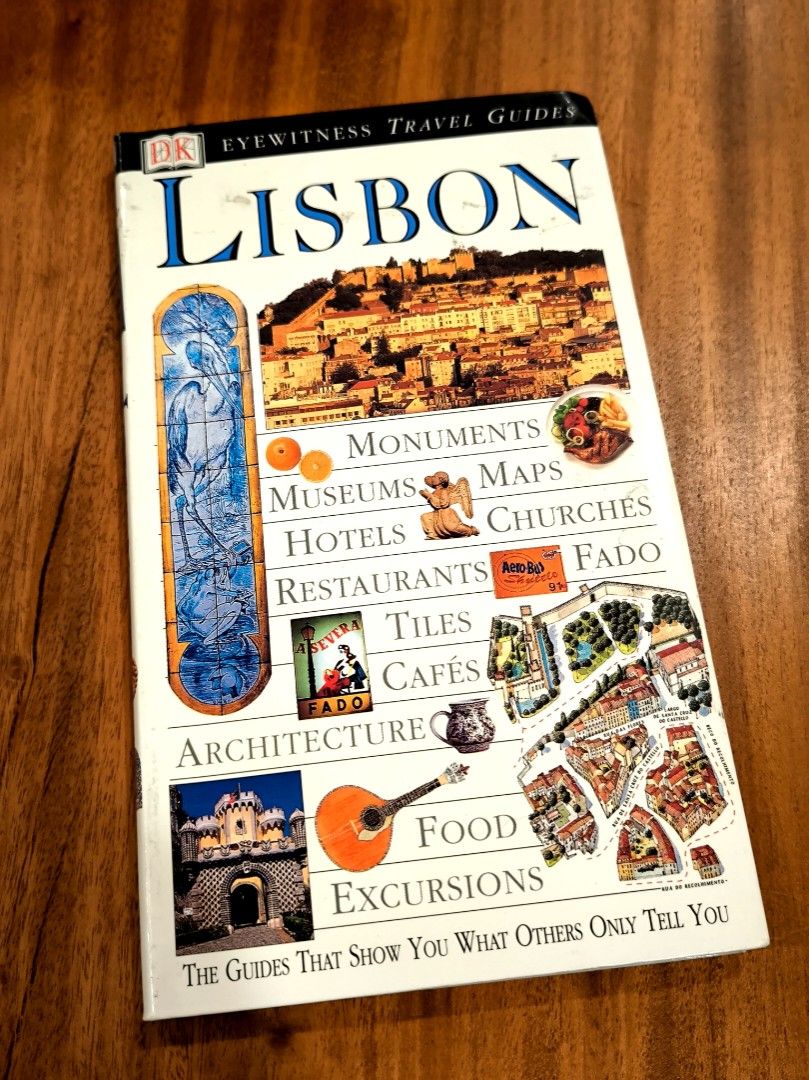 History　Toys,　Buildings　Magazines,　Lisbon　Information　Carousell　Travel　Hobbies　Sightseeing　Book,　Restaurant　Guide　Storybooks　on　Map　Books