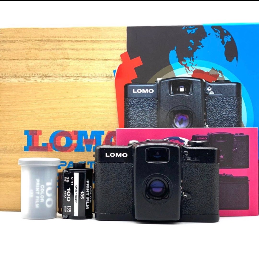 lomography  LC-A+木箱BOX 別売付属品セット