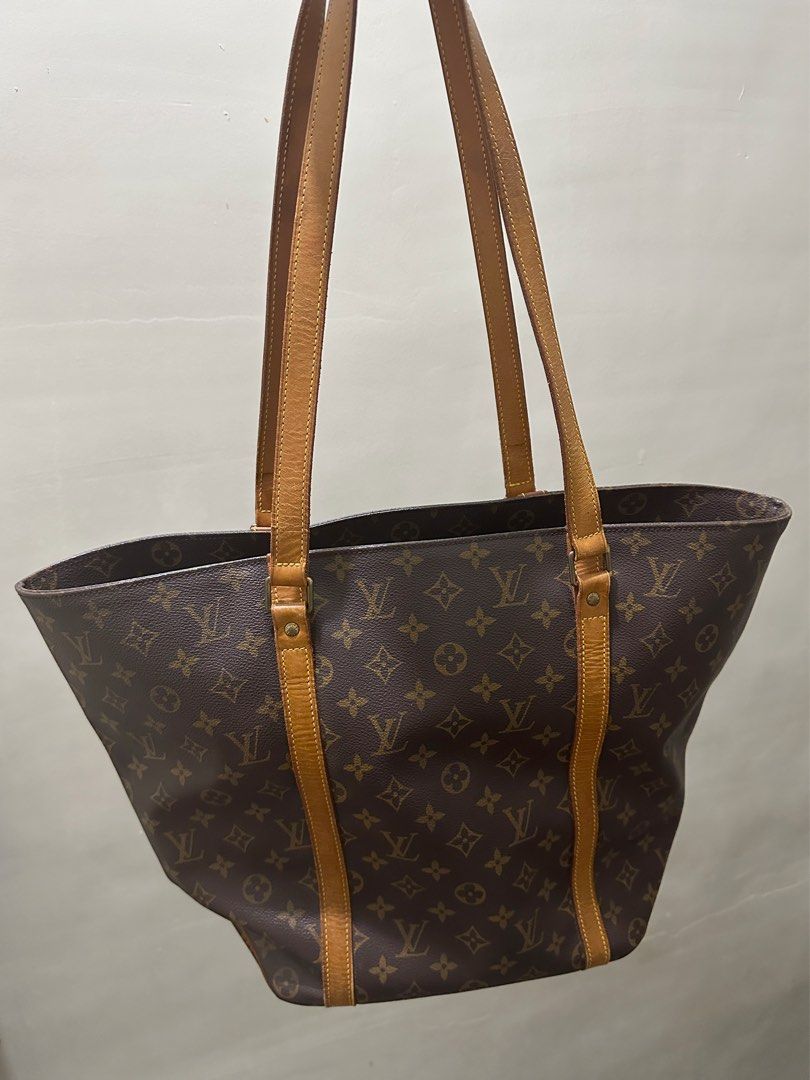 LOUIS VUITTON MONOGRAM CANVAS SAC SHOPPING TOTE BAG, Luxury, Bags & Wallets  on Carousell