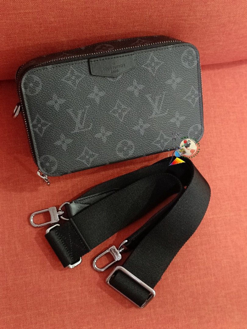 Louis Vuitton LV Unisex Alpha Wearable Wallet Monogram Eclipse