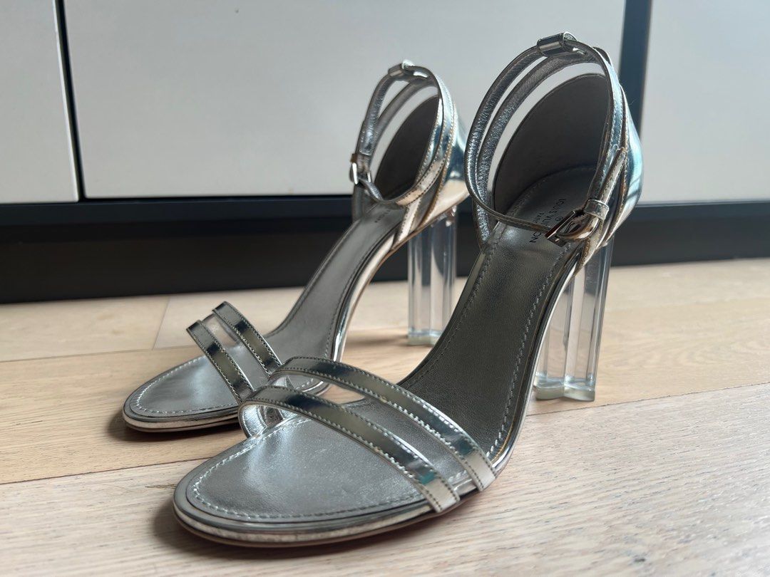 LOUIS VUITTON LV SILHOUETTE SANDAL HEELS