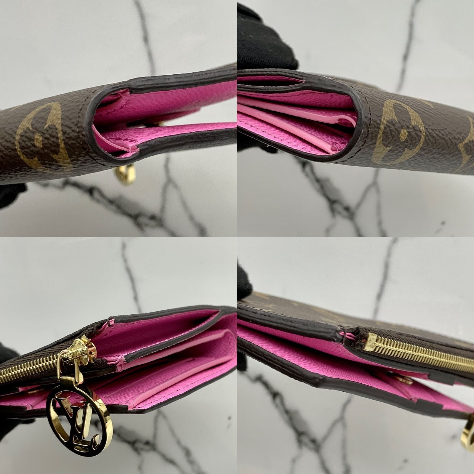 Louis Vuitton M82383 Lisa Wallet , Pink, One Size