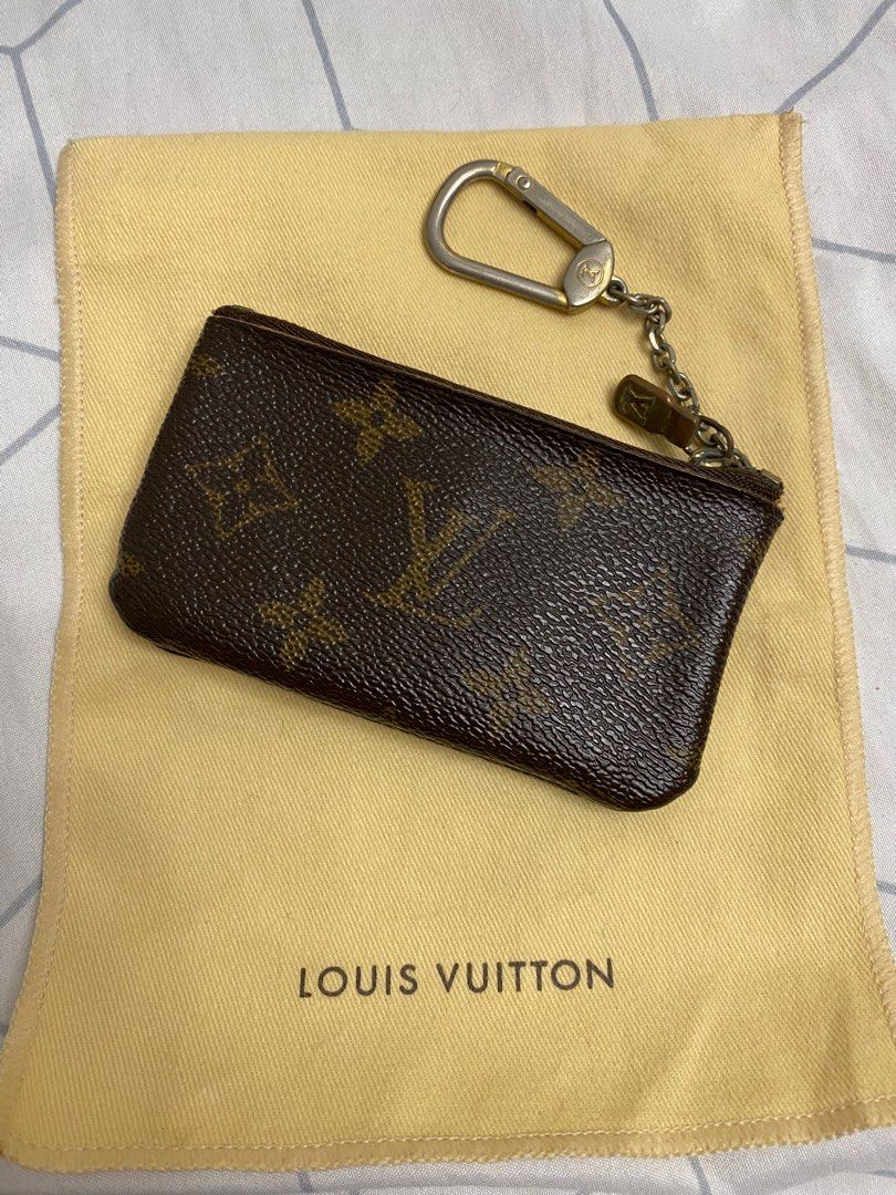 Louis Vuitton Pochette Cle Key Pouch Monogram Yellow for Men