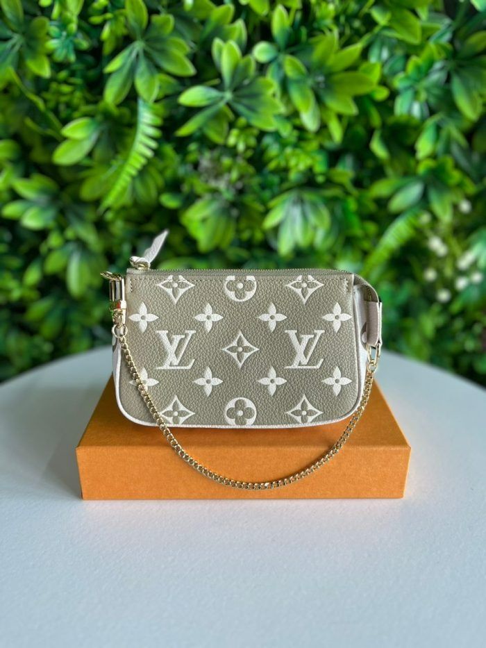 New Louis Vuitton Mini Pochette Black Empreinte, Luxury, Bags & Wallets on  Carousell