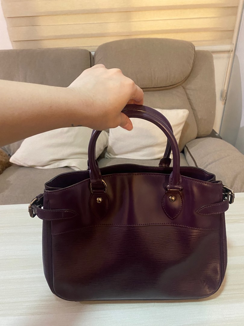 Louis Vuitton Passy Tote Epi Leather PM Purple 2418971