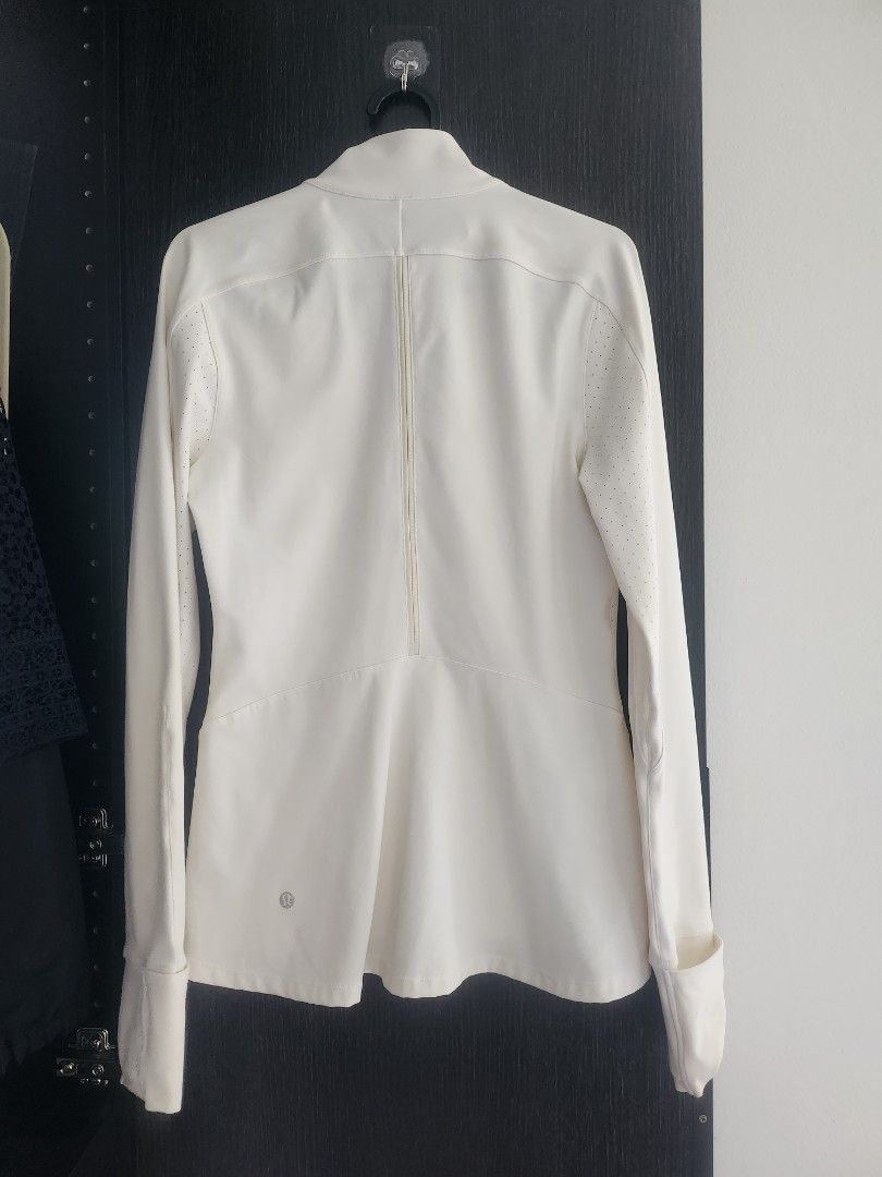 Lululemon Sleek Essentials Jacket - White - lulu fanatics