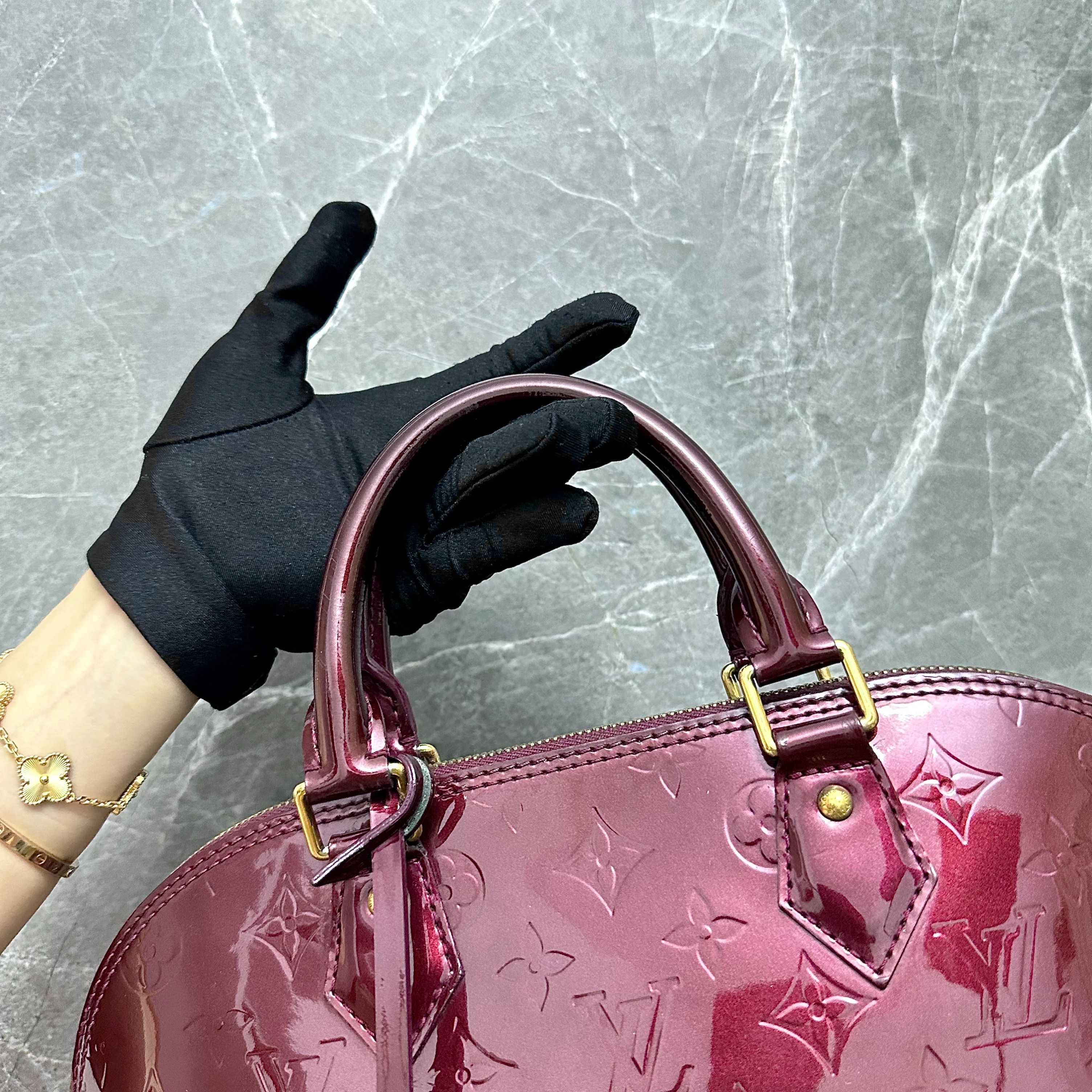 Alma BB Vernis Leather Pink GHW
