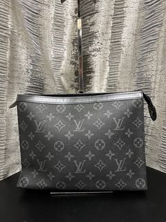 LOUIS VUITTON MONOGRAM ECLIPSE POCHETTE VOYAGE MM, Luxury, Bags & Wallets  on Carousell