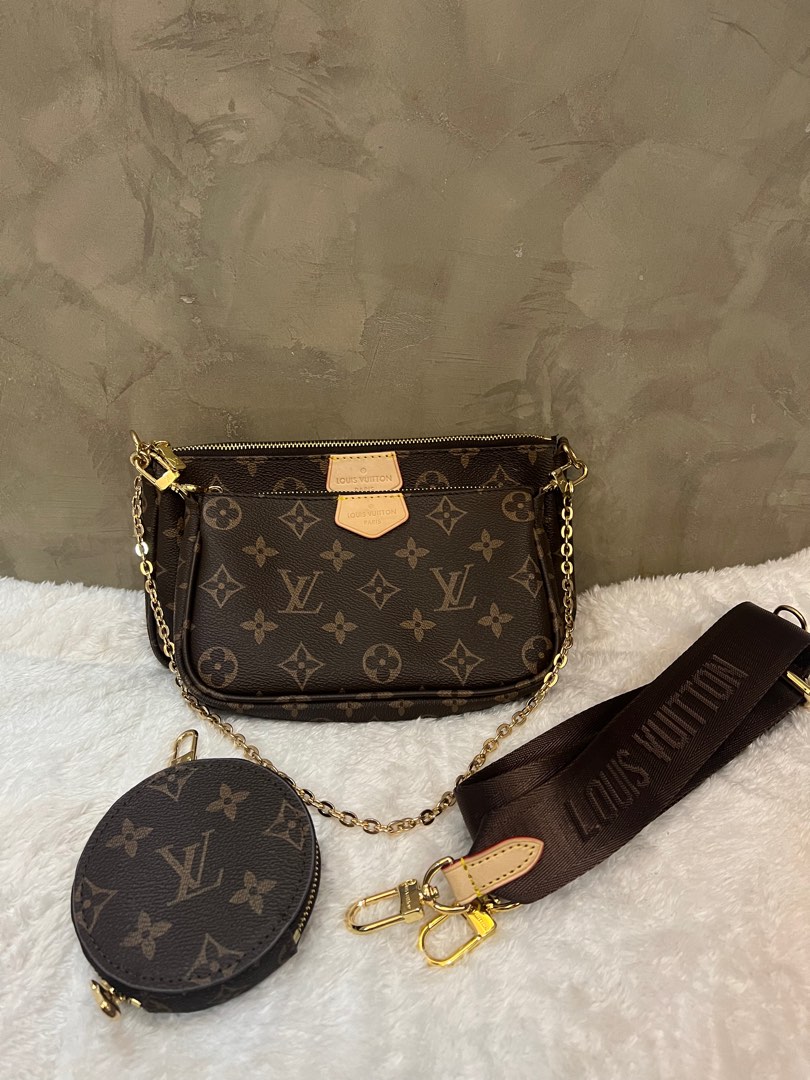 ❣️BNIB❣️Louis Vuitton Multi Pochette Accessories Monogram Blue By the Pool  Collection, Luxury, Bags & Wallets on Carousell