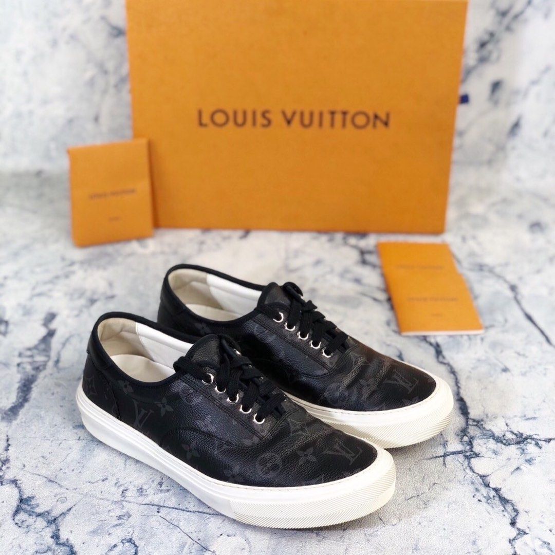 Louis Vuitton Monogram Trocadero Richelieu Sneakers, Fesyen Pria, Sepatu ,  Sneakers di Carousell