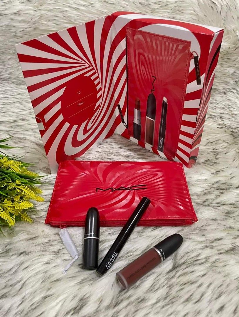 MAC Lip Kit Gift Set, Beauty & Personal Care, Face, Makeup on Carousell