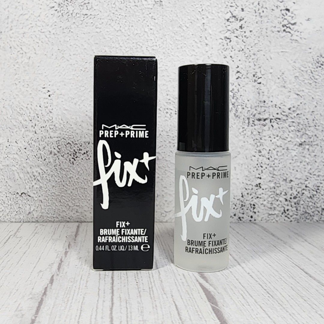 Mac fix + stay over 13ml (Category: Makeup) located in Manila. Submitted by arianne0828 (Listing ID 1261741512, Image 2). Description: brand new mini size Mac Fix + Stay over 13ml spray bottle location : binondo mla mop: Gcash Bdo Bpi.
