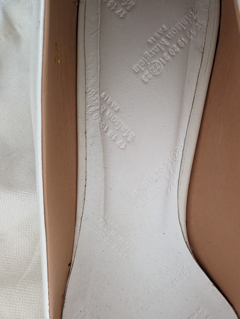 Maison Margiela women white pumps Women s Fashion Footwear
