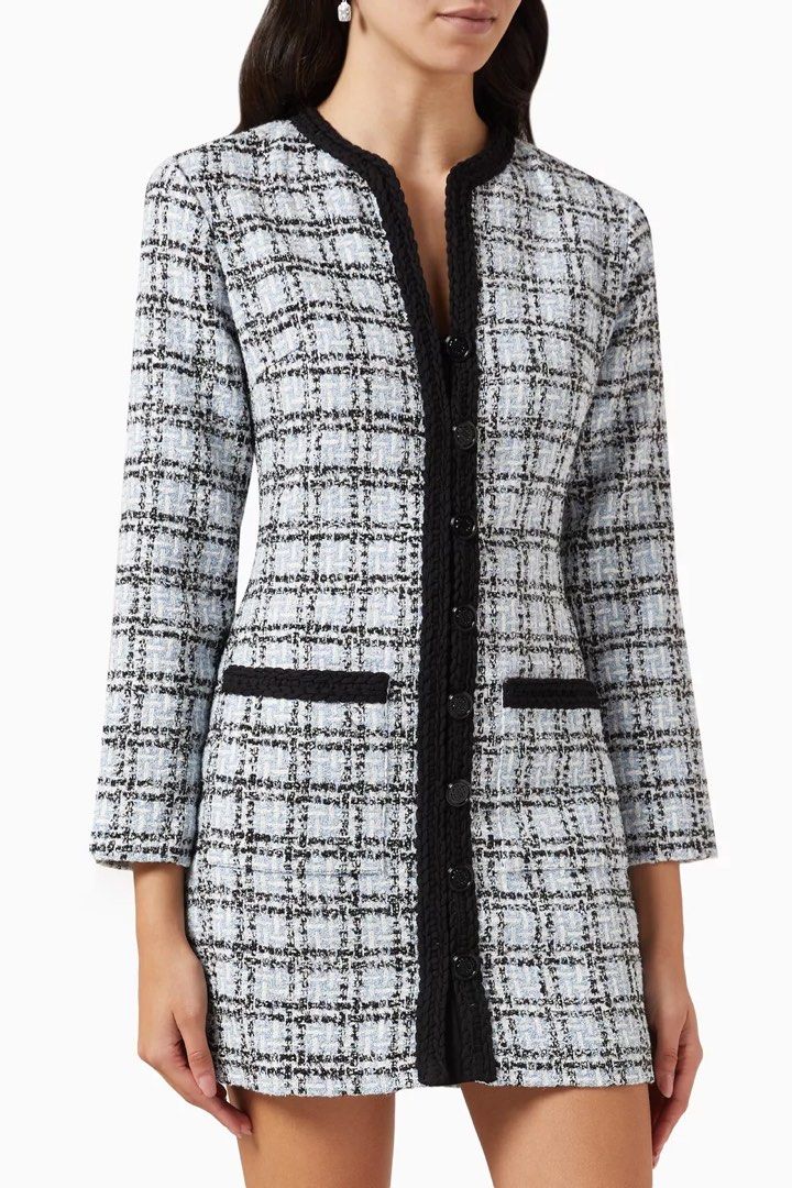 Maje plaid dress best sale