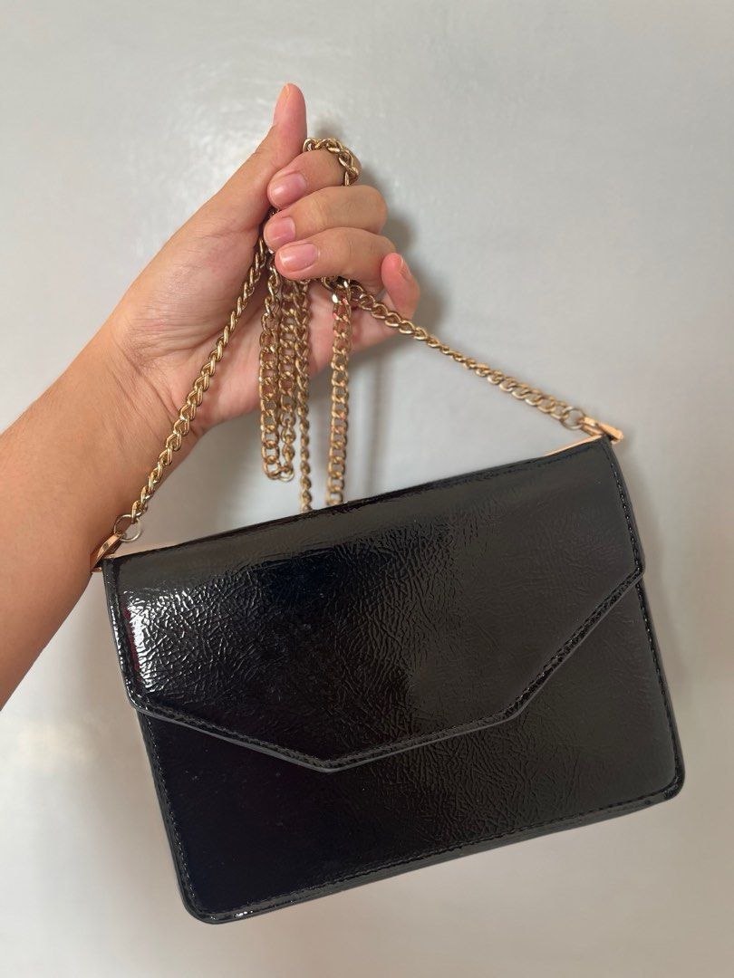 Mango black sling bag shop