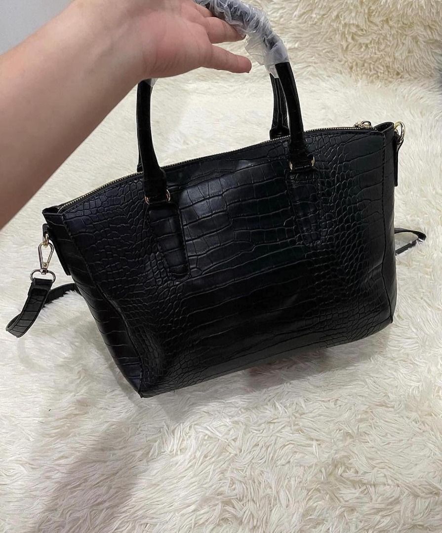 MANGO Croc two way bag for ladies Women s Fashion Bags Wallets Tote Bags on Carousell