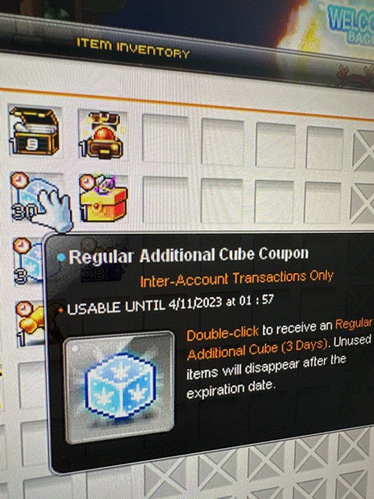 Maplestory Regular additional cube Aquila, Video Gaming, Video Games