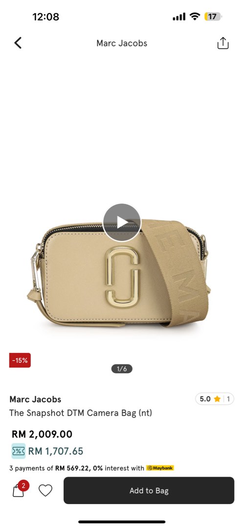 Marc jacobs snapshot 2025 inside