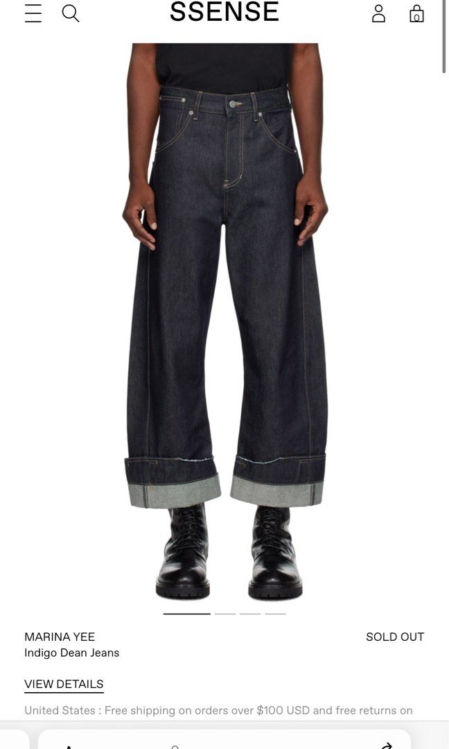 パンツ MARINA YEE oversized jeans trousers MARINA YEE OVERSIZED DENIM TROUSERS – THE ELEPHANT