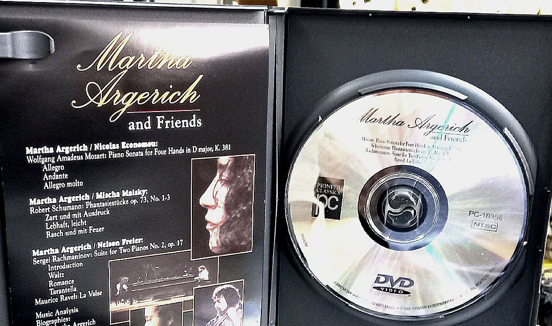 MARTHA ARGERICH 鋼琴女皇與友人(先鋒鑑錄DVD), 興趣及遊戲, 音樂