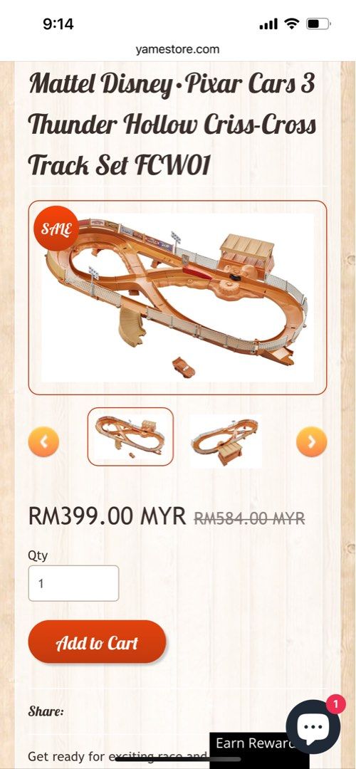 Thunder hollow criss cross track set shop