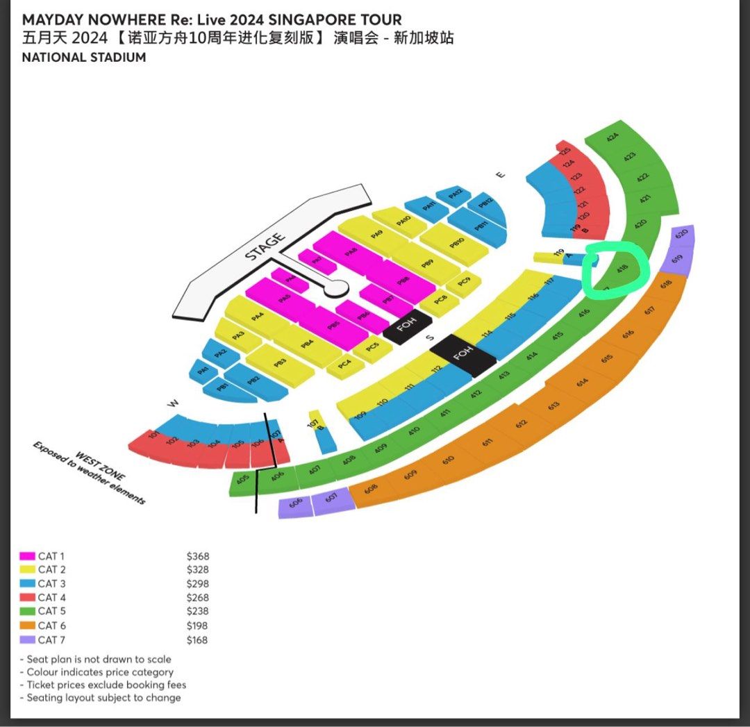 Mayday 2024 Singapore Concert (13/1/2024), Tickets & Vouchers, Event