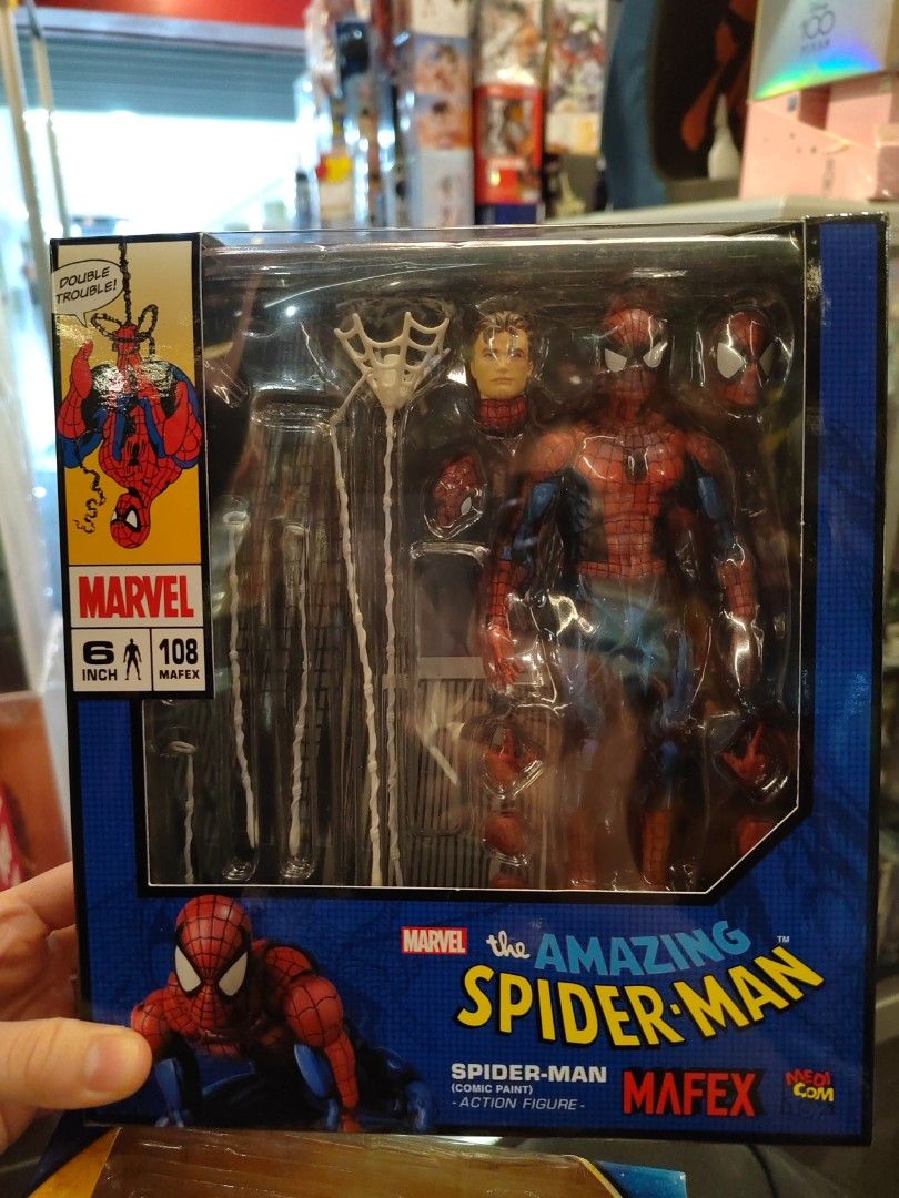 MEDICOM TOY MAFEX MARVEL THE AMAZING SPIDER MAN COMIC PAINT ACTION