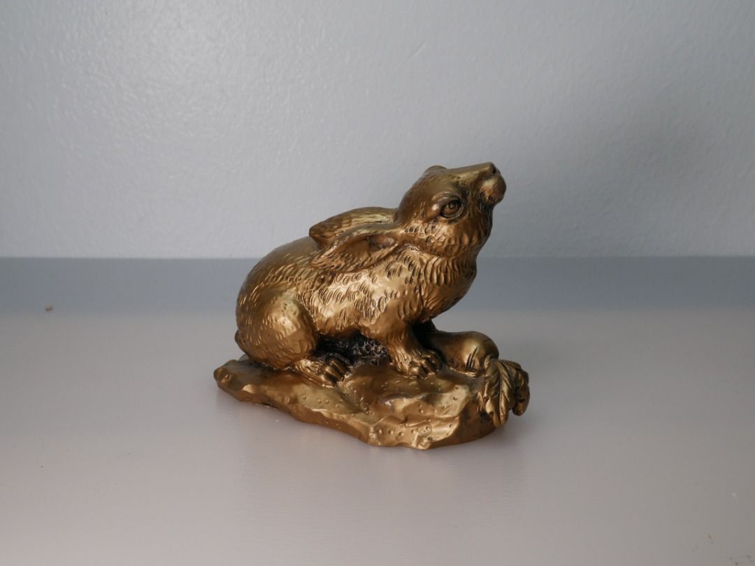Metal Decorative Zodiac Figures (Dragon, Goat, Rabbit, Rat) (Sold ...