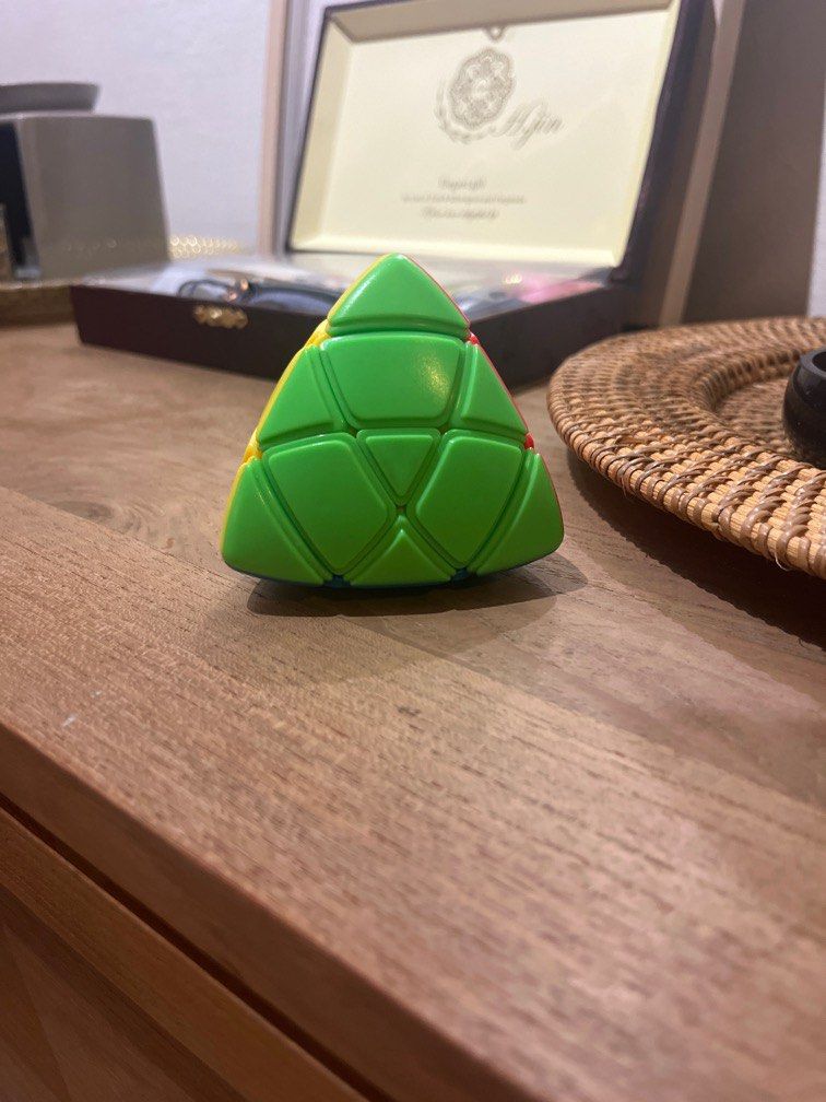 MFJS mastermorphix (Category: Board Games & Puzzles) located in Singapore. Submitted by peipako (Listing ID 1261668632, Image 1). Description: Good puzzle similar to pyraminx but it can shapeshift. Cubing classroom brand (MFJS) bought in Malaysia. Selling as not interested in cubing anymore .