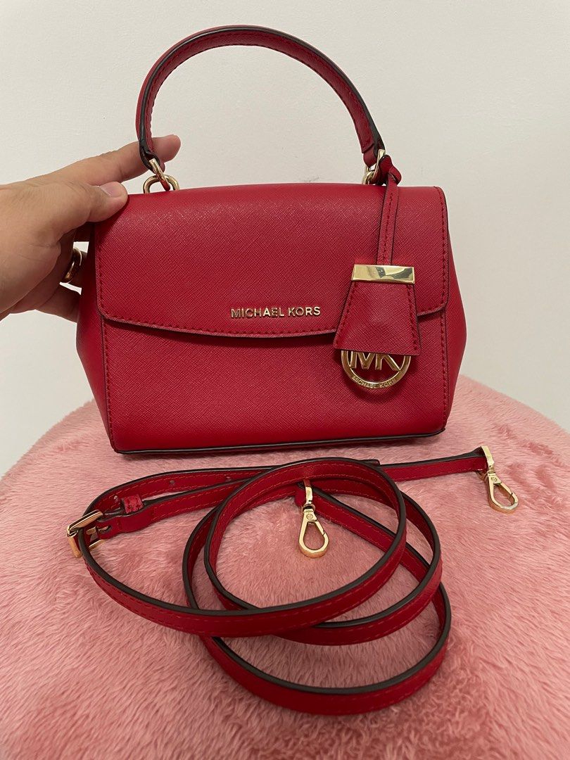 Michael kors small red purse top