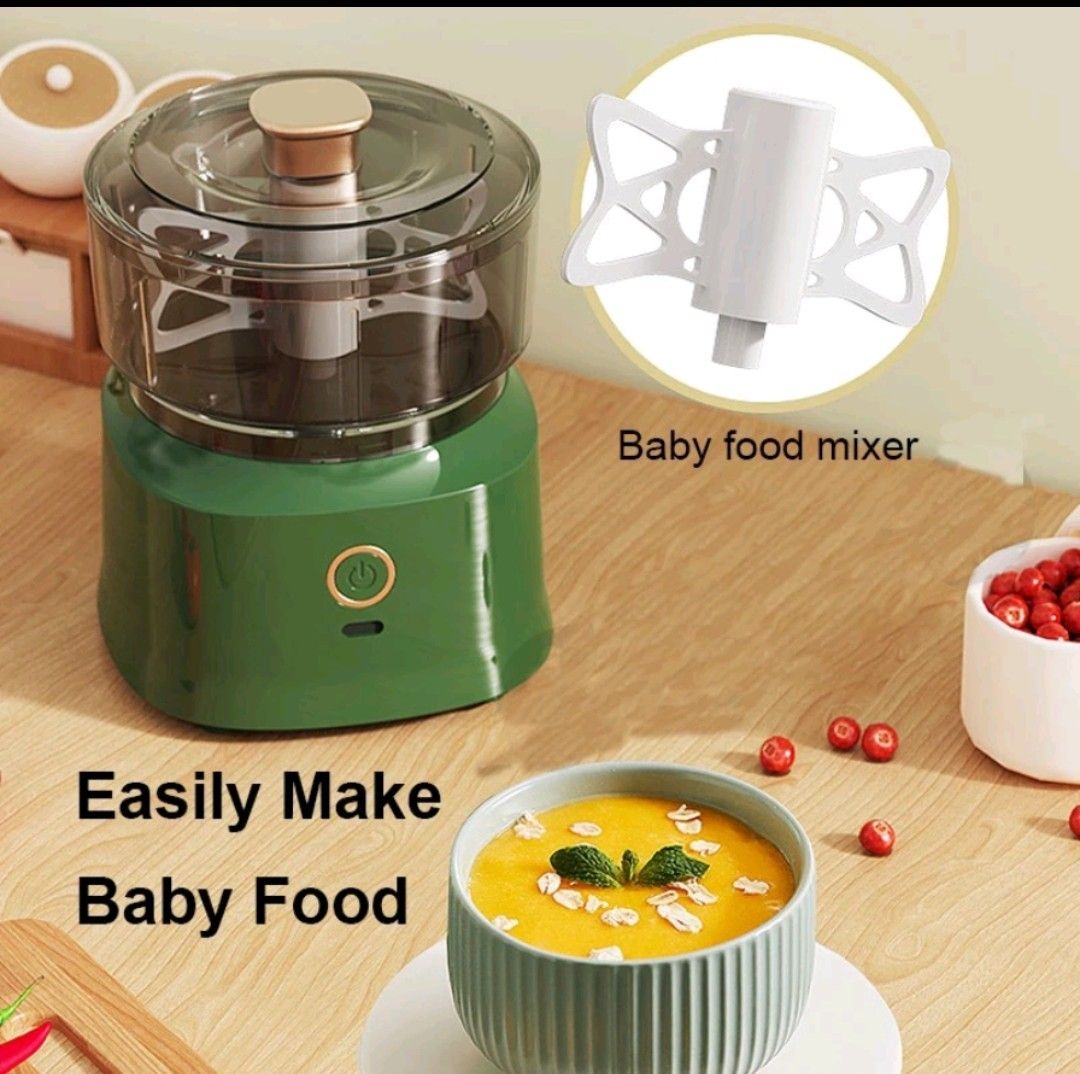 Bear Baby Food Processor Mini Blender Meat Grinder Processor 0.6L, TV &  Home Appliances, Kitchen Appliances, Juicers, Blenders & Grinders on  Carousell
