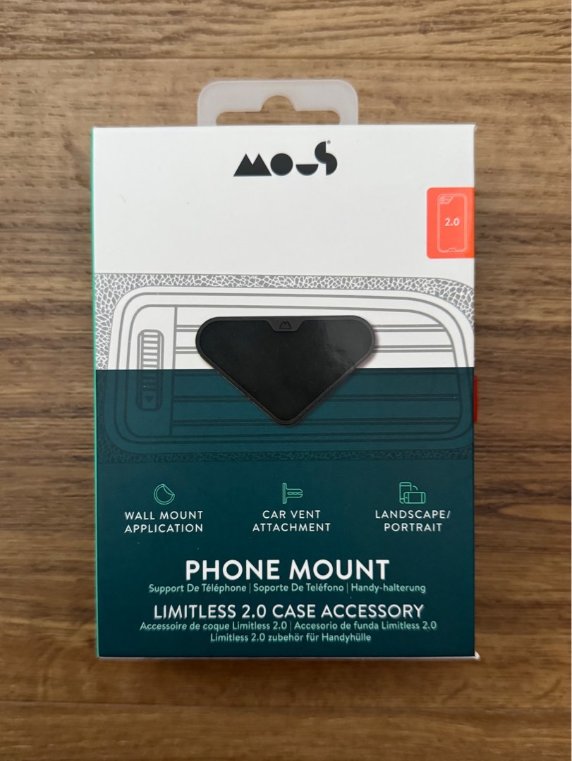 Mous Limitless 2.0 Wall mount or Car Vent Phone Mount