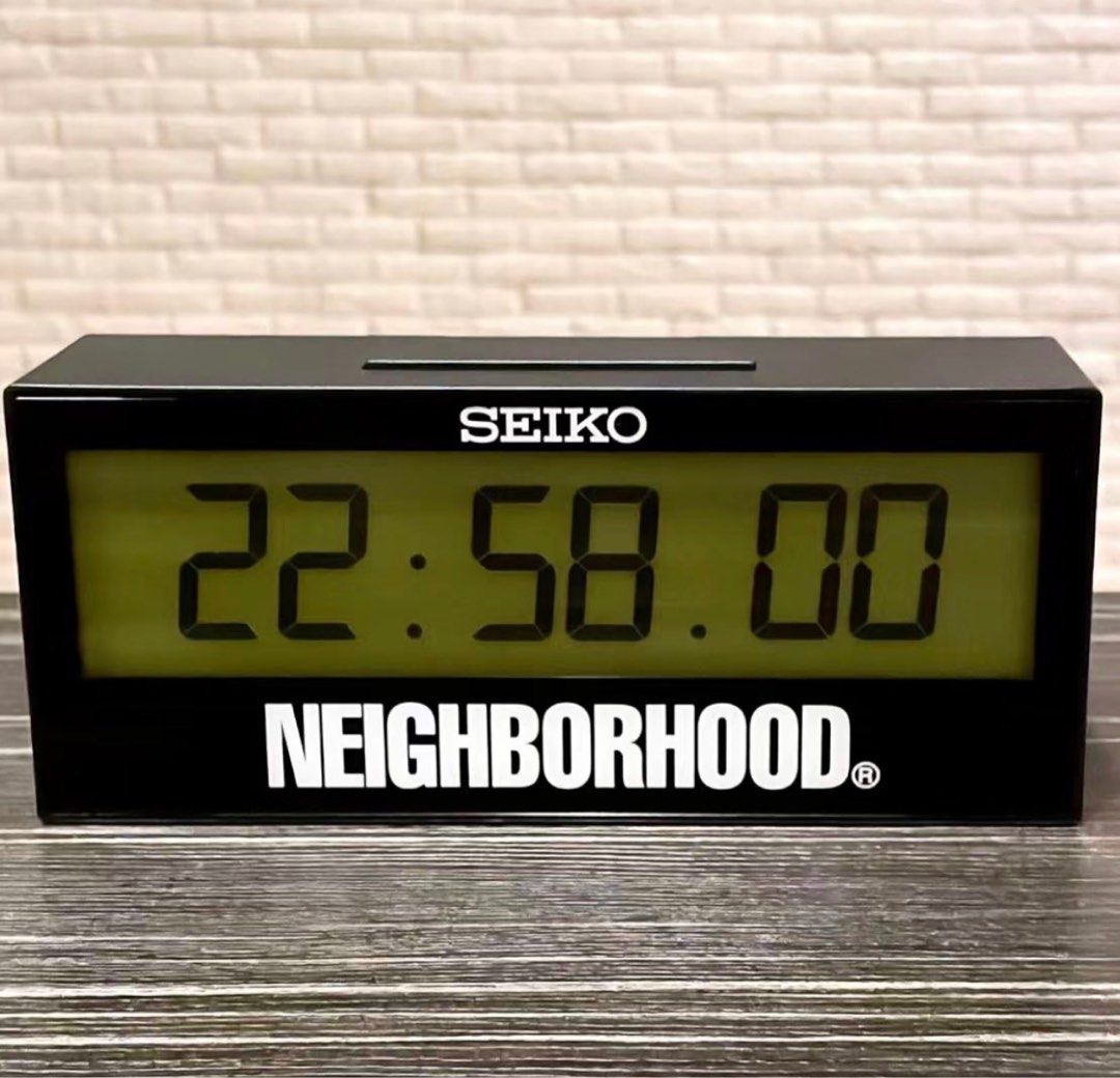 NEIGHBORHOOD SEIKO SPORTS TIMER CLOCK - www.fountainheadsolution.com