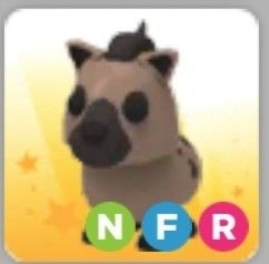 NEON FLY RIDE RARE HYENA ADOPT ME, Video Gaming, Video Games, Others on