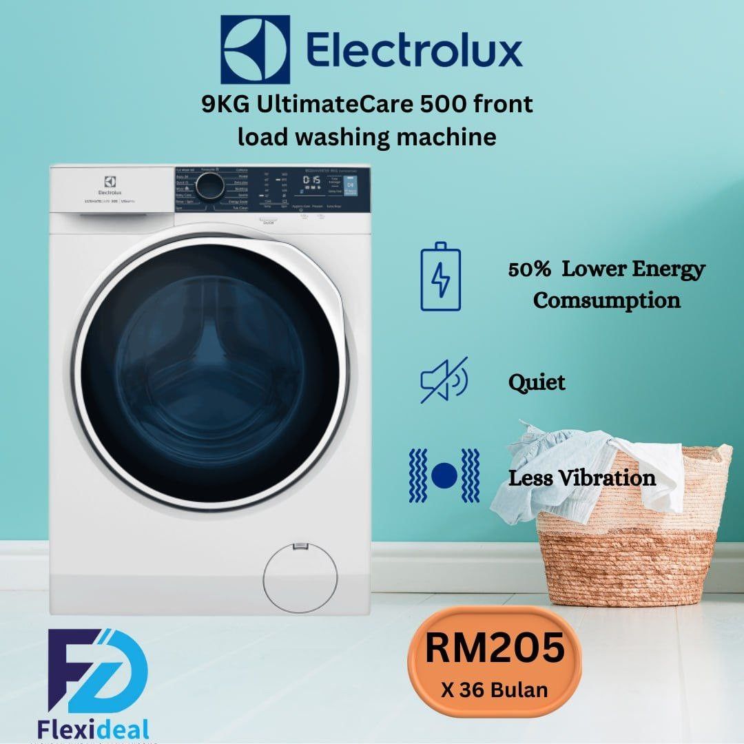 New 9kg Frontload Washing Machine Electrolux UltimateCare 500, TV