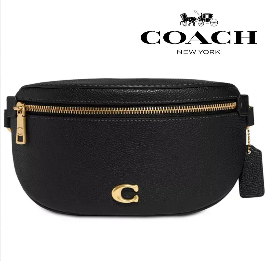 New Coach Original Classic Black Collection Polished Pebble