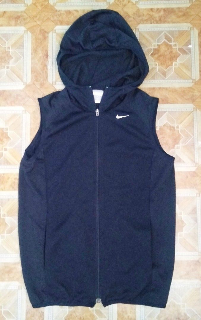 Nike sleeveless zip up hoodie cheap