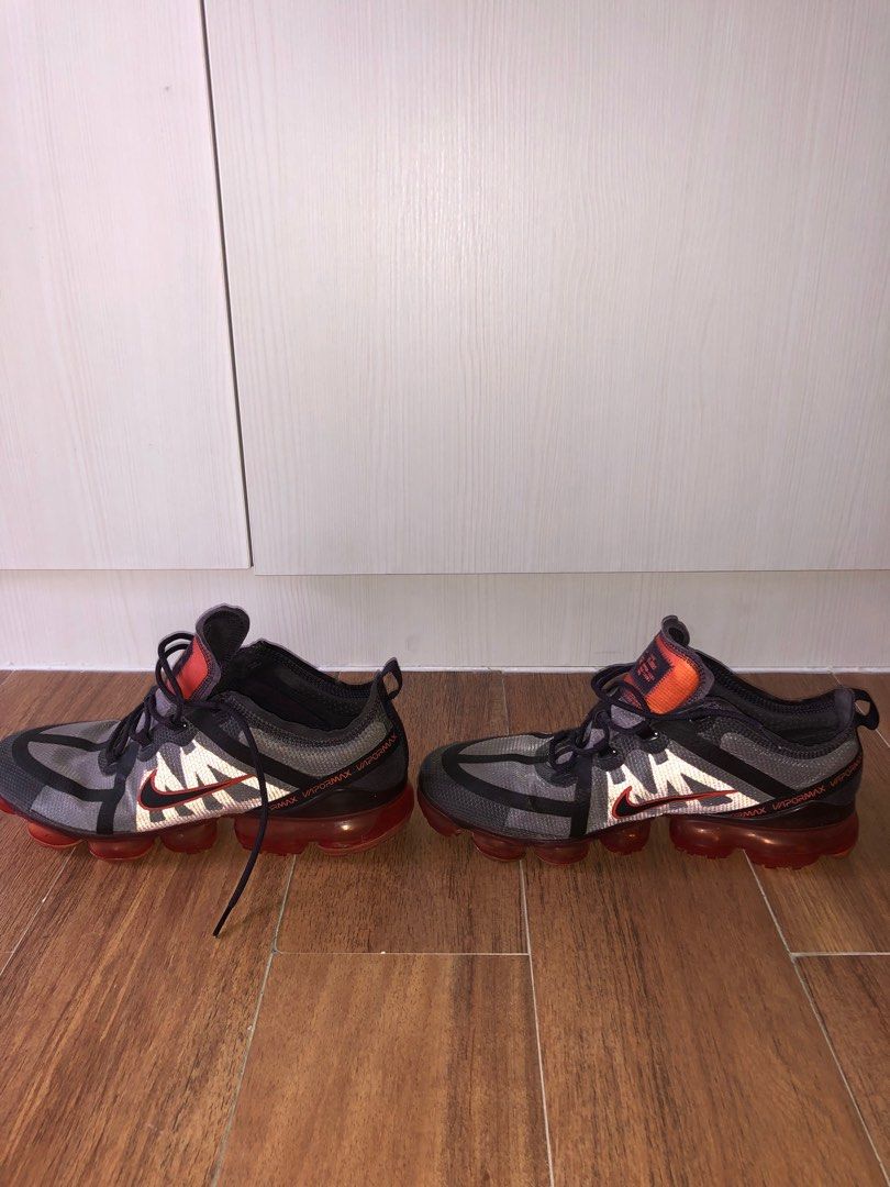 Nike air vapormax 2019 pure platinum/white/team orange/black on sale