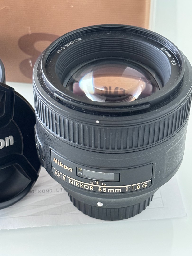 Nikon AFS 85mm 1.8G 行貨, 攝影器材, 鏡頭及裝備- Carousell