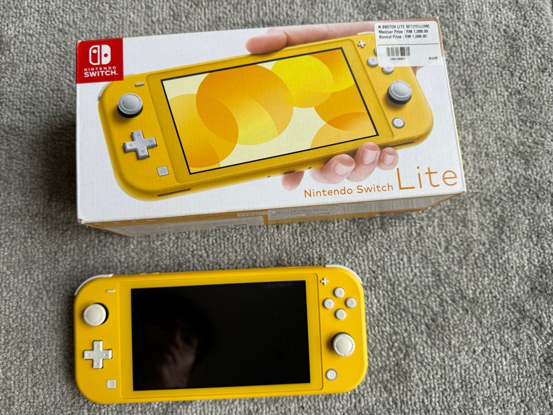 Nintendo Switch Lite Yellow Video Gaming Video Game Consoles