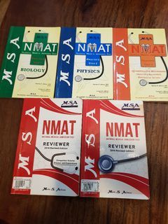 NMAT Reviewers MSA - Biology Physics Quantitative Reasoning, Practice Tests with Answer Explanations