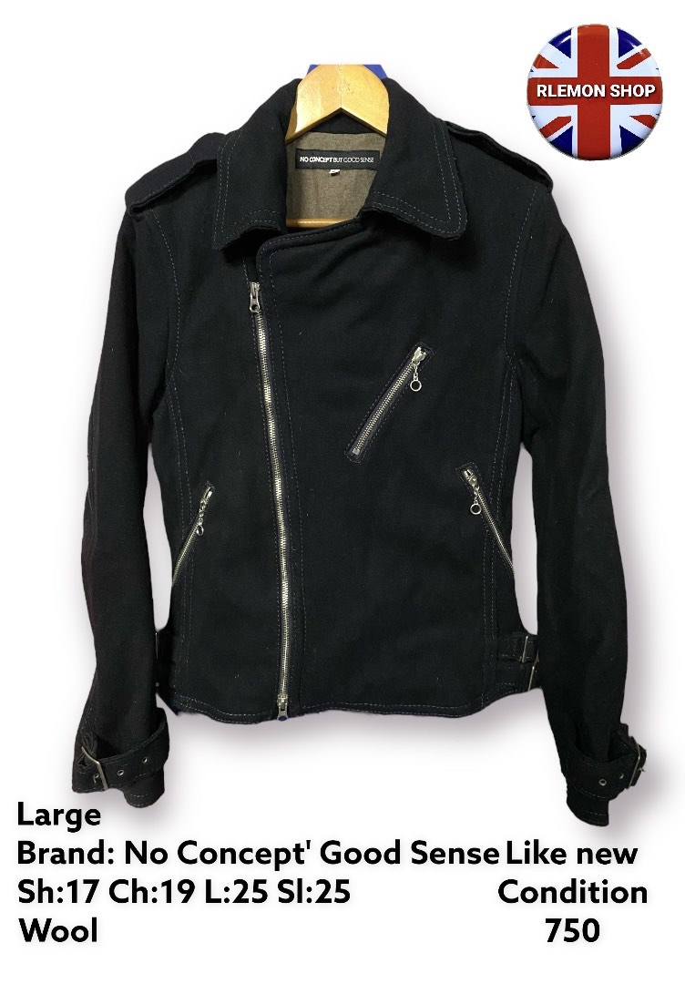 No Concept But Good Sense Wool Fashion Jacket, Women's Fashion, Coats ...