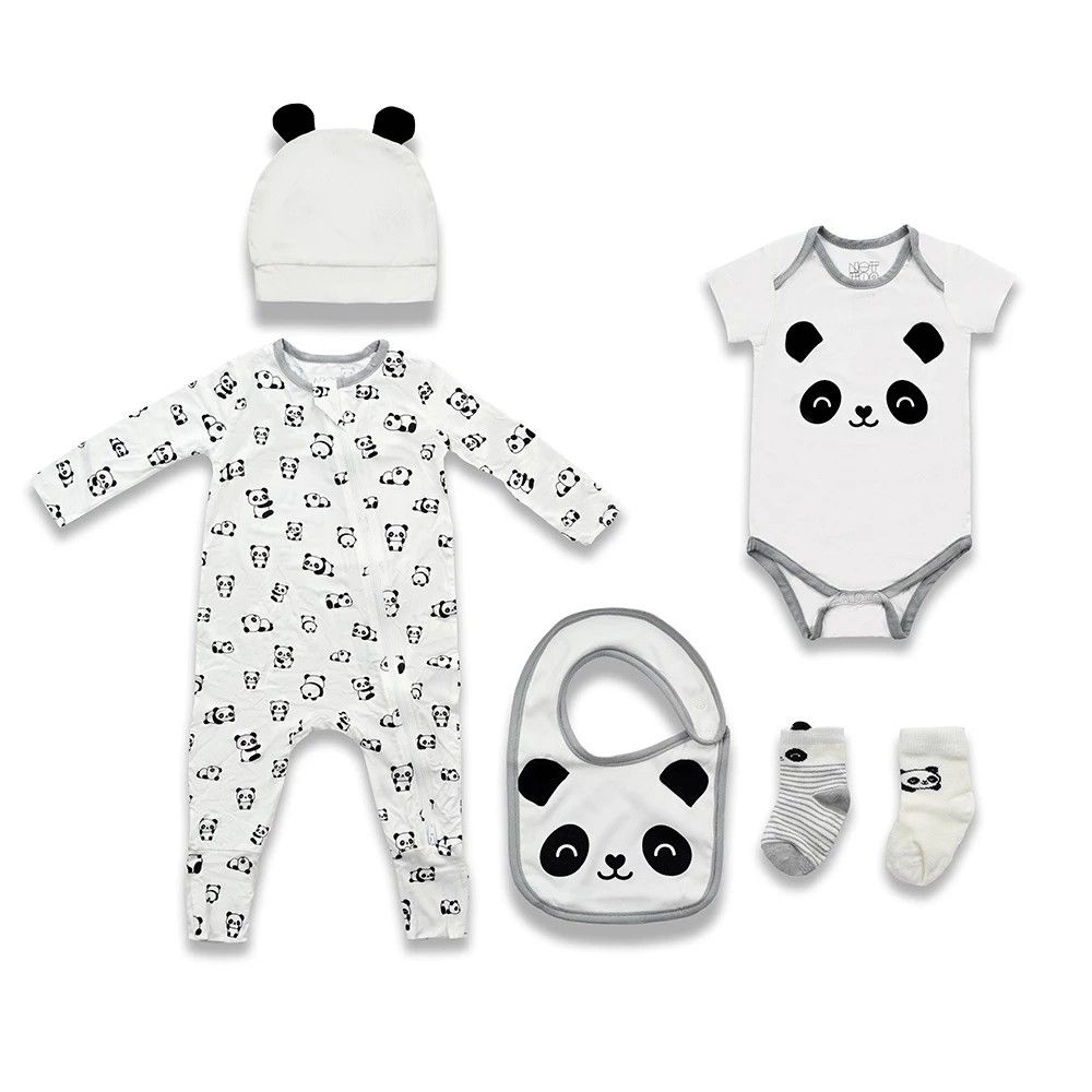 Not too big romper sleep suit gift set new born present bamboo
